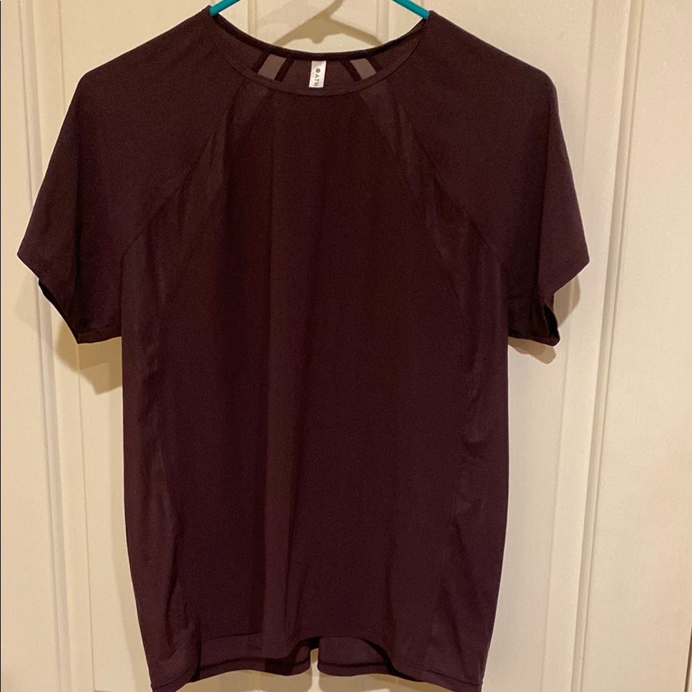 Athleta Dark purple Momentum Tee S